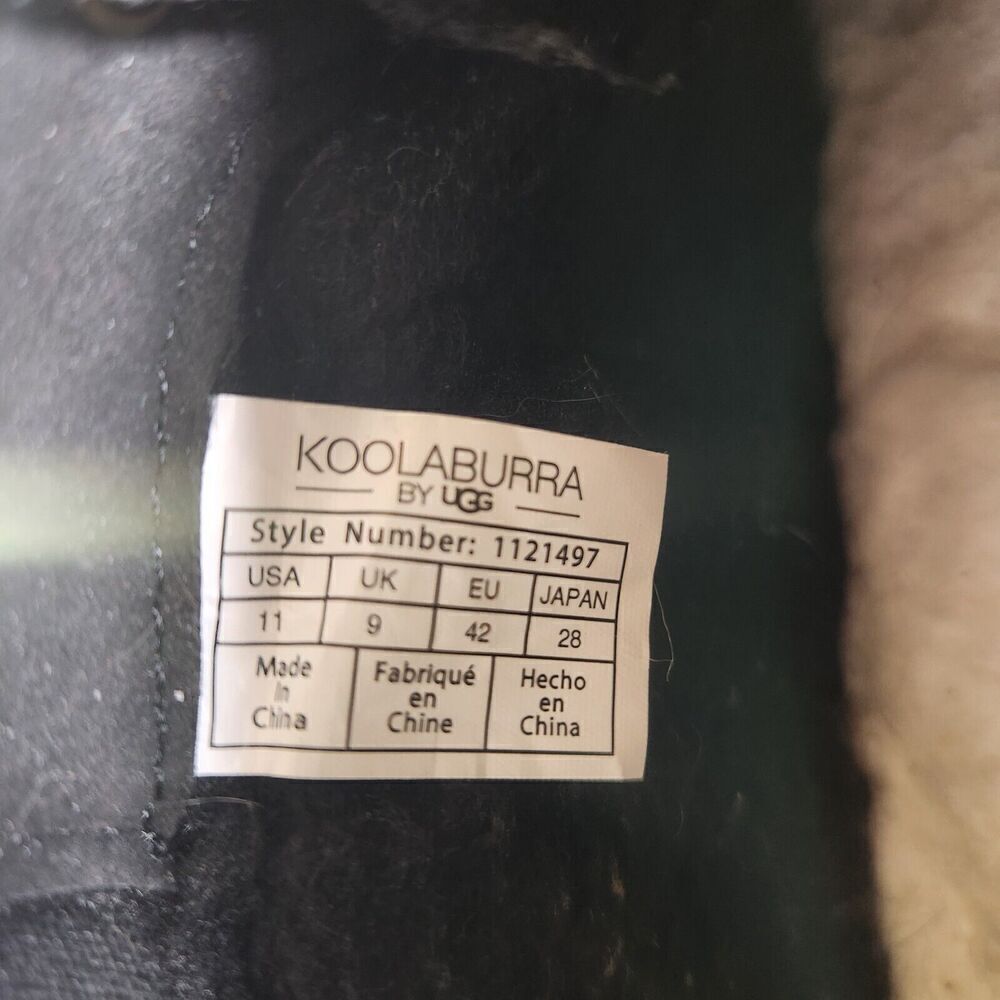 Womens 11 KOOLABURRA by UGG Advay Black Suede Booties City Ankle Boots 1121497 - Picture 9 of 10